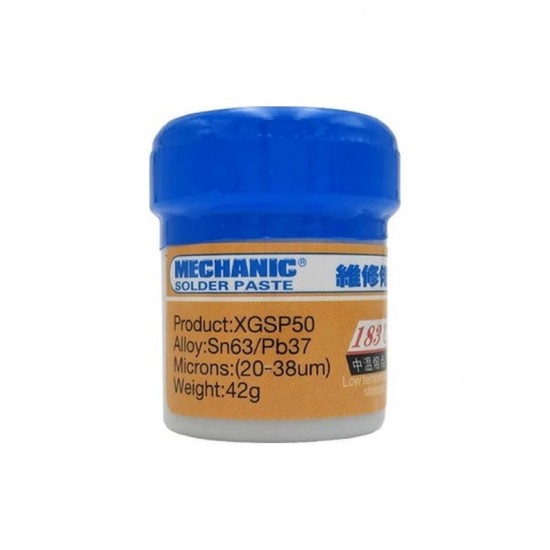 Krem Sıvı Lehim Mechanic Solder Paste 42 GR XGSP50 183 Derece